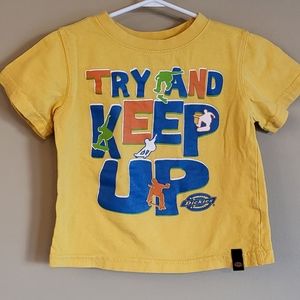 Dickies "Try And Keep Up" skateboarding tee shirt